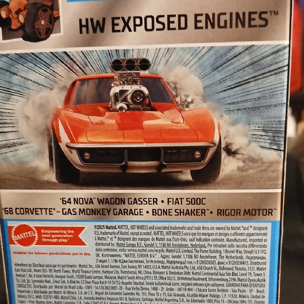 Hot Wheels Exposed Engines 5-Pack  Cars
